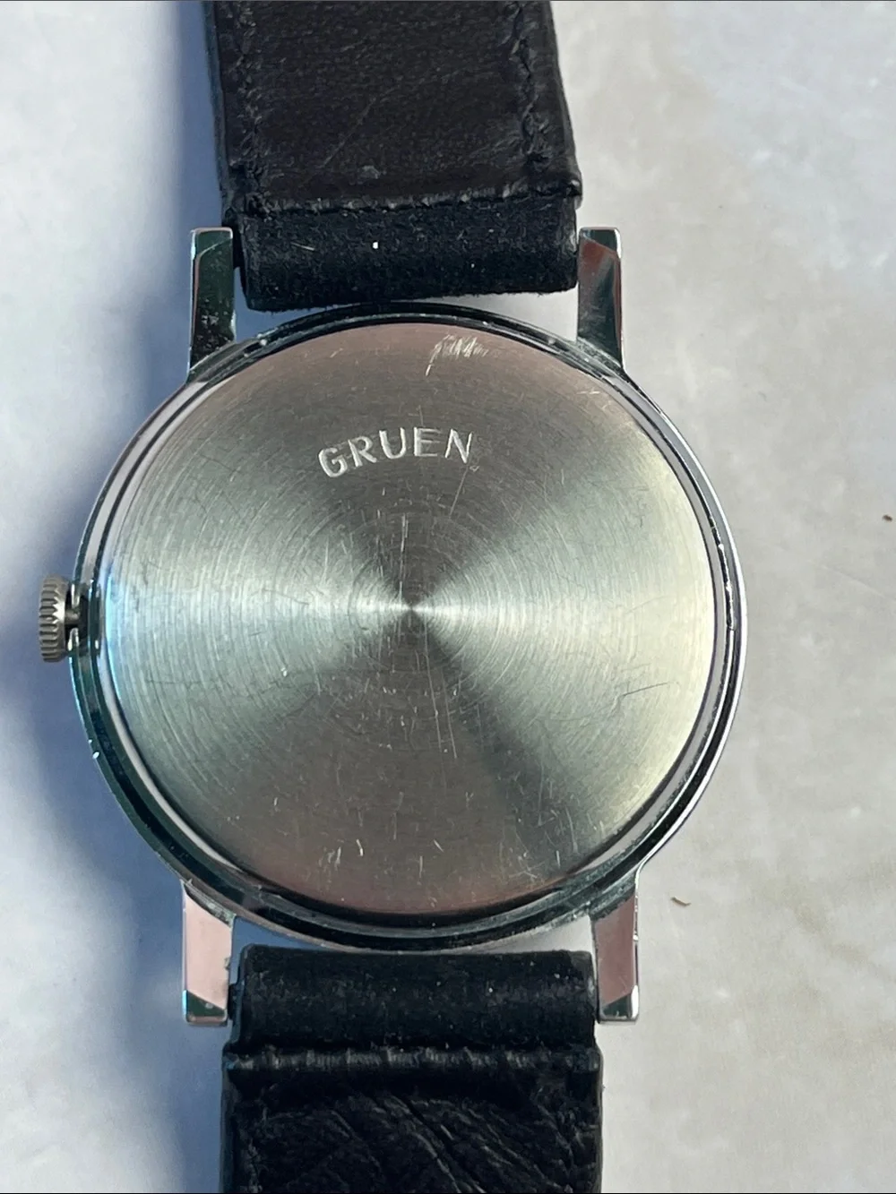 Gruen Precision Diamond 17 jewels Watch Auto wind- 34mm